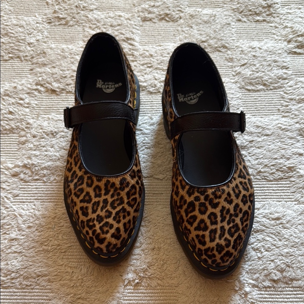 Dr. Martens Elphie Leopard Mary Janes - Picture 4 of 7
